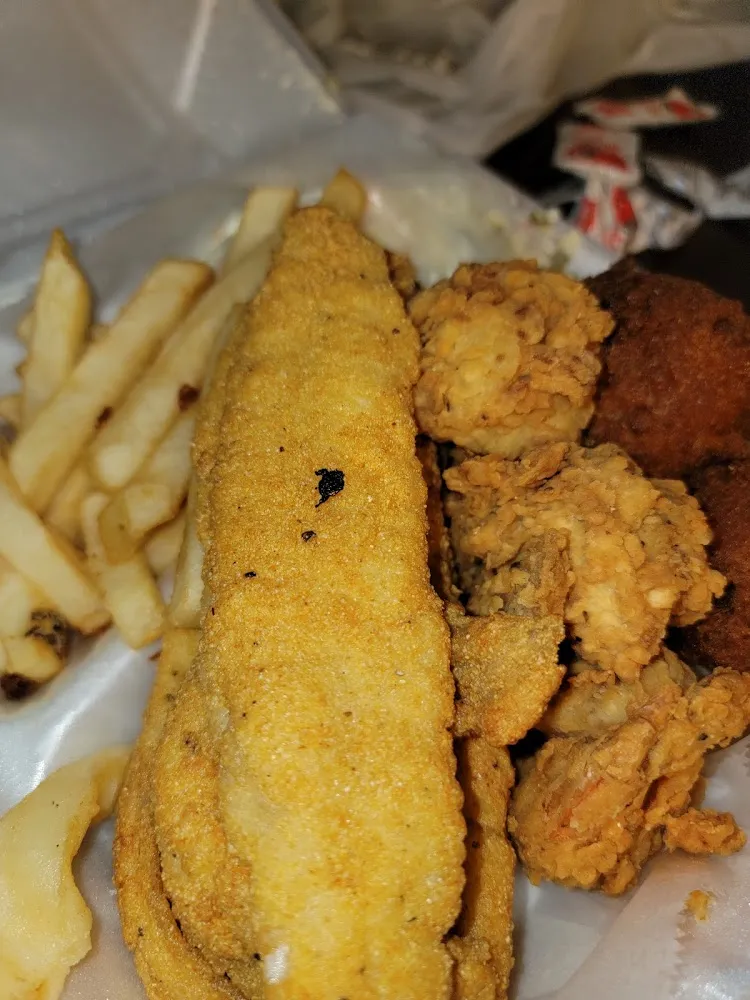 Fried Catfish and Shrimp